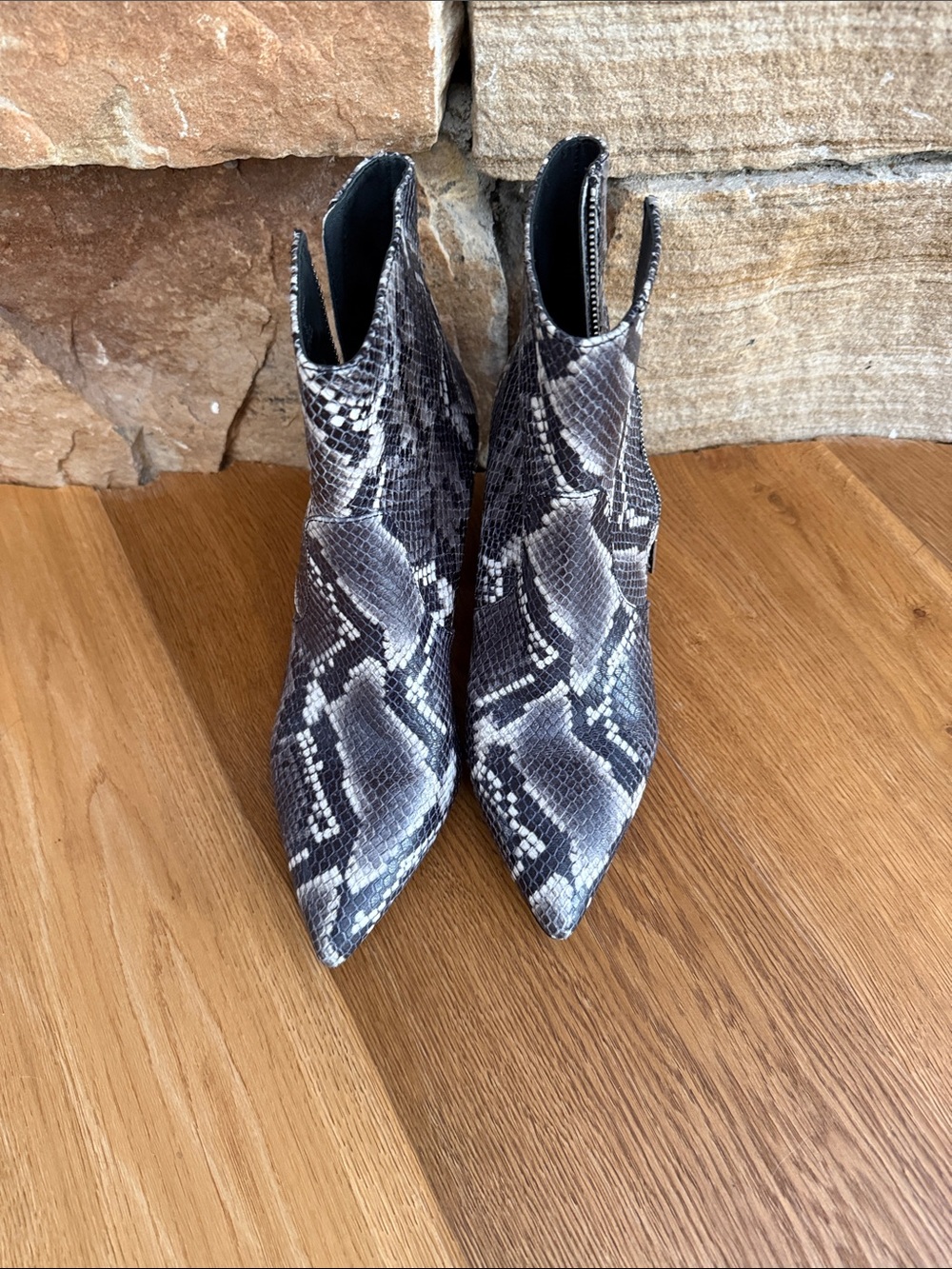 All Saints Snake Booties